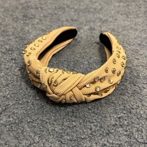 Studded Tan Headband